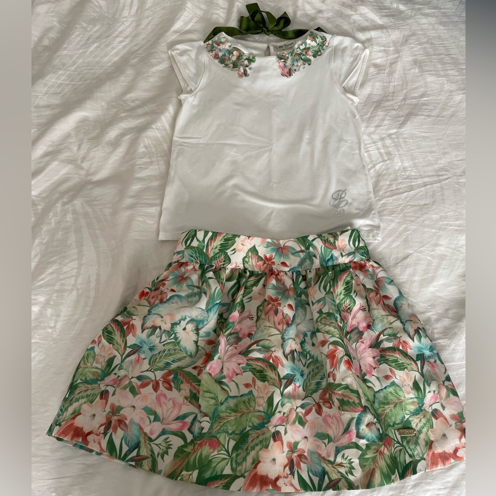 Girls Size 12 Flower Set